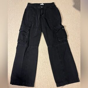Garage Black Cargo Pants